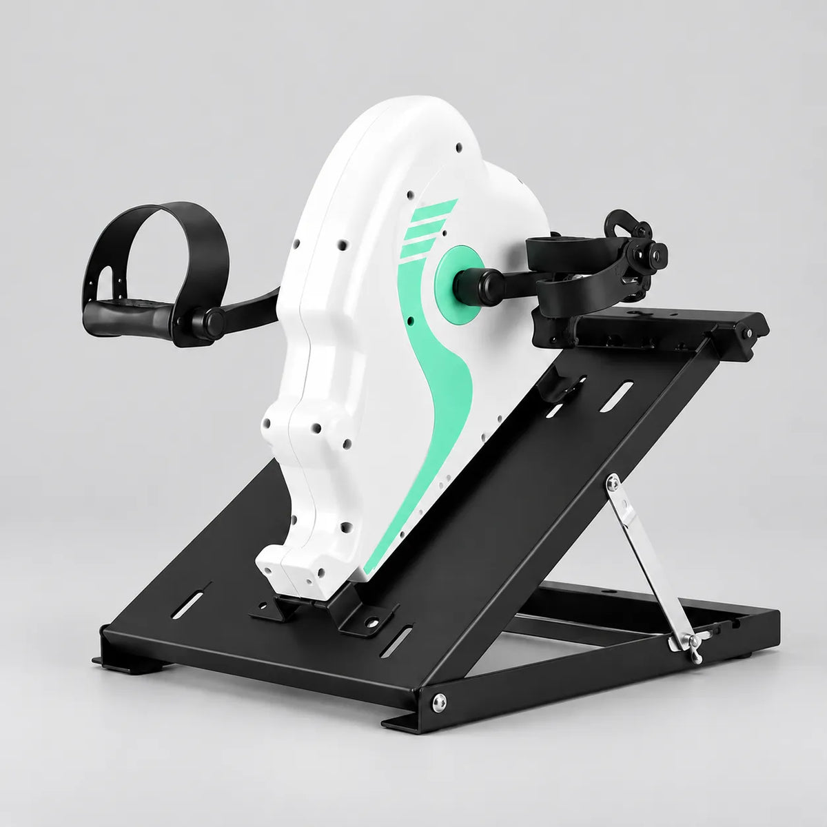 Electric Pedal Exerciser with Incline Stand & Leg Supports