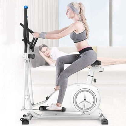 Elliptical Exercise Bike with Adjustable Seat