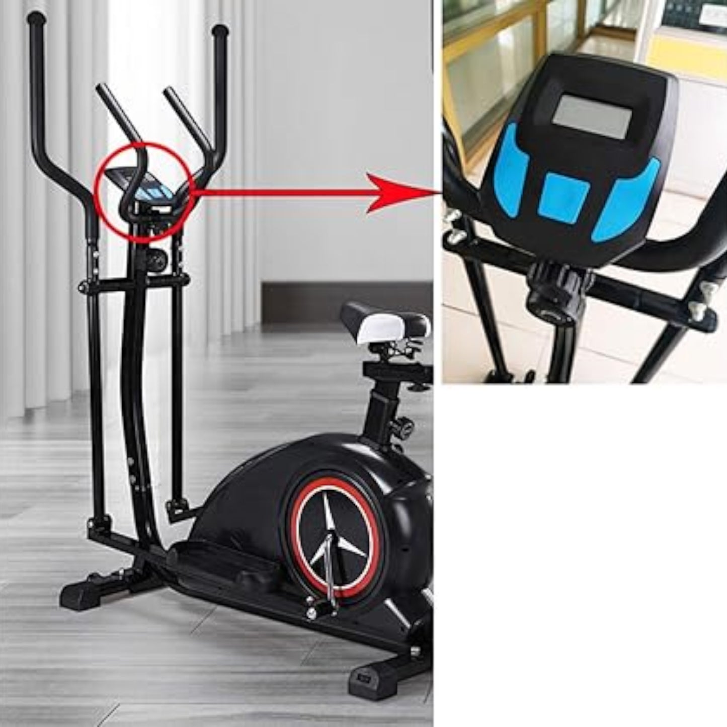 Elliptical Exercise Bike with Adjustable Seat