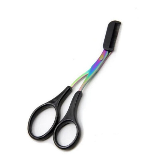 Eyebrow Trimmer Scissor With Comb