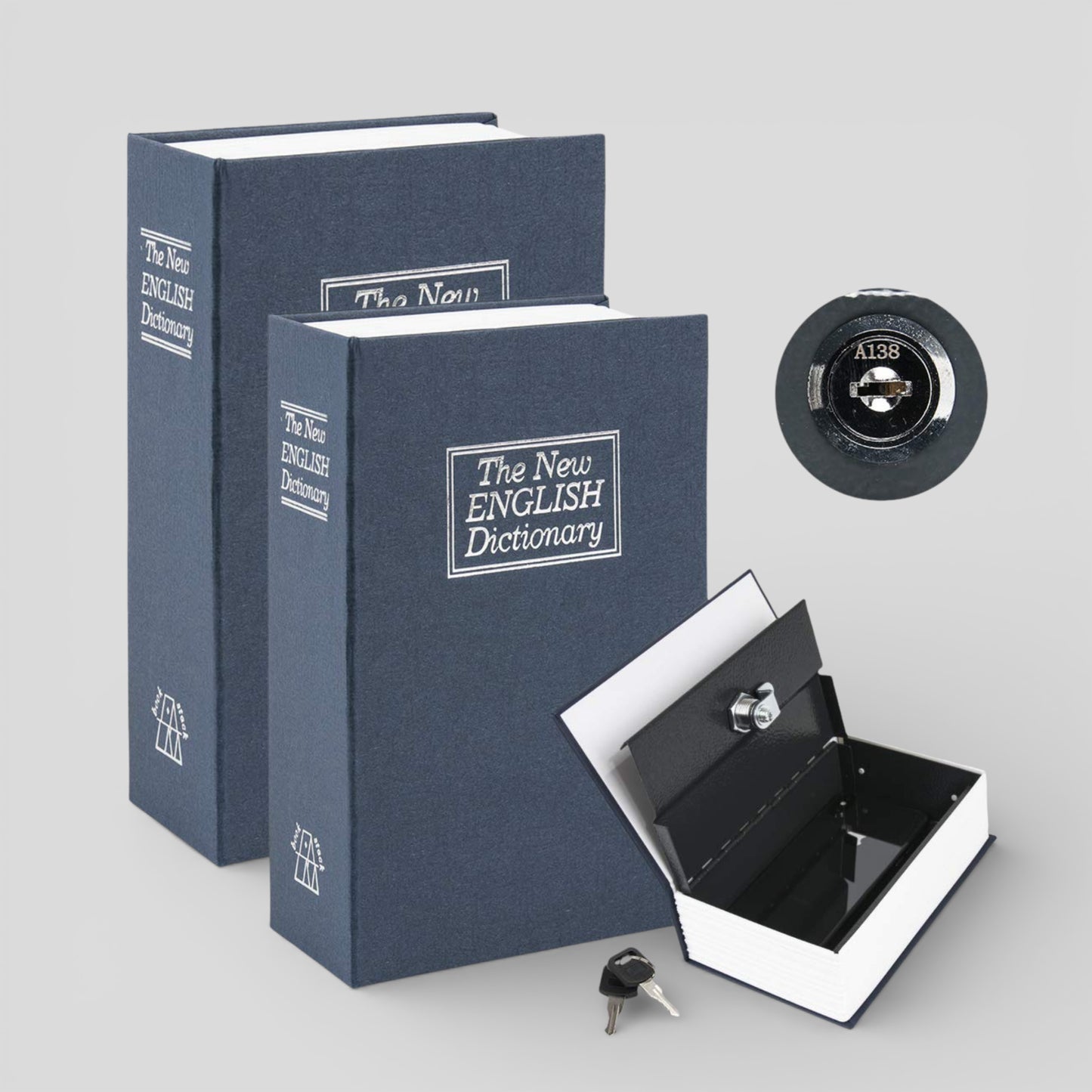 Fake Book Security Safe Box - 2 Sizes