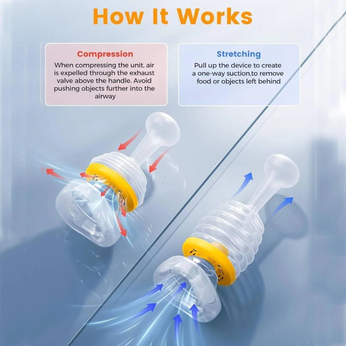 First Aid Choking Device Respiratory Recovery Tool