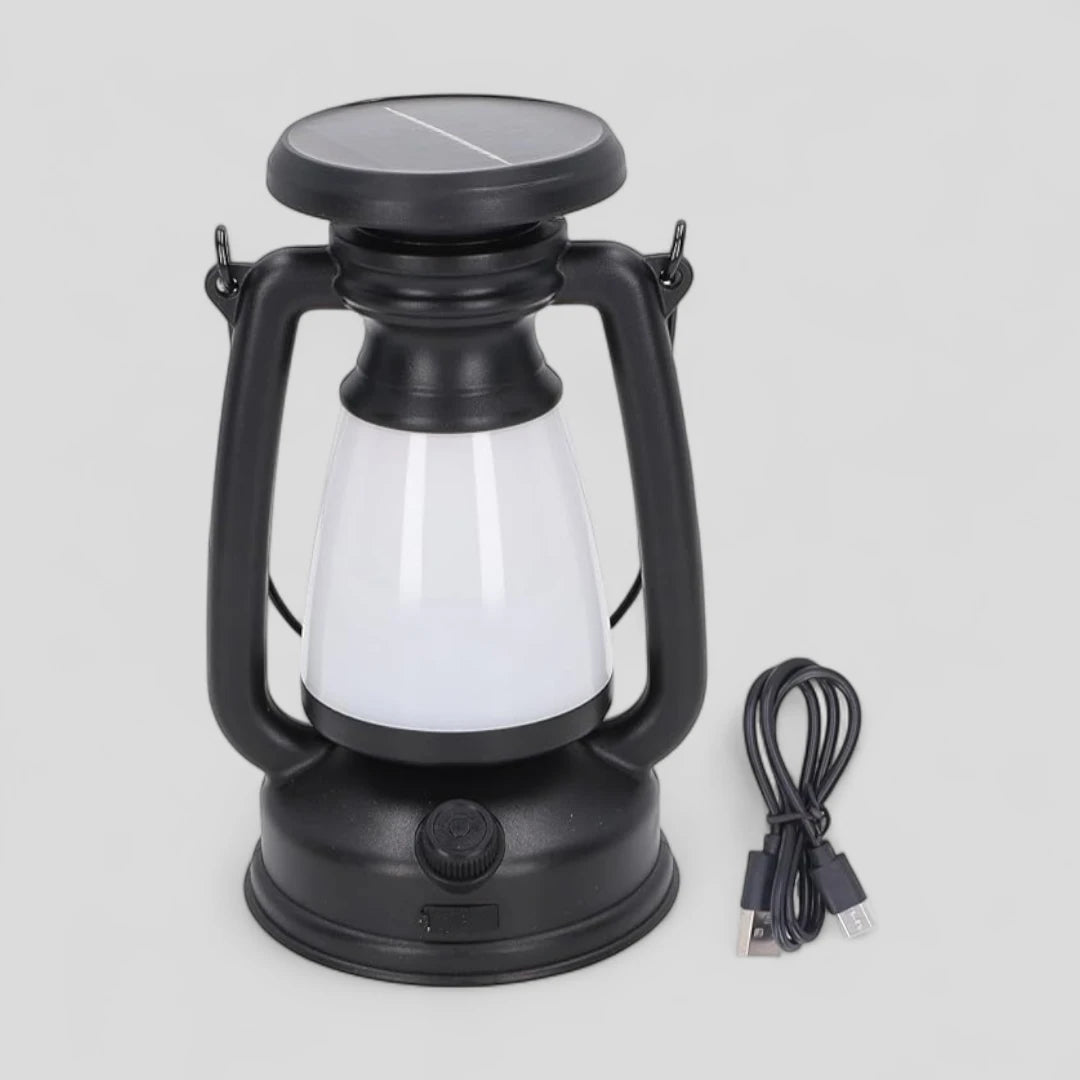 Vintage-Style LED Camping Lantern