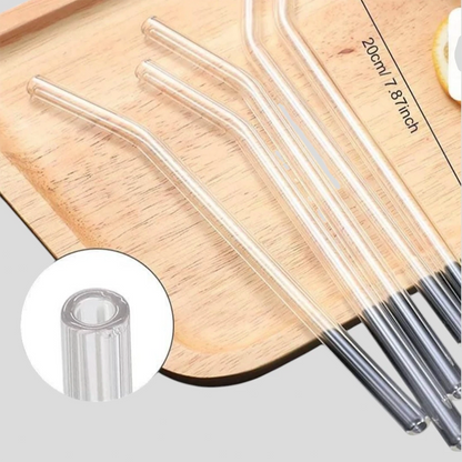 Glass Pyrex Drinking Straw