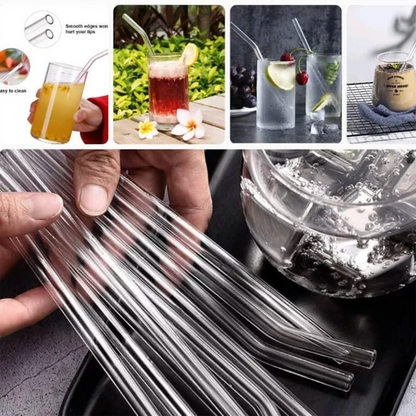 Glass Pyrex Drinking Straw