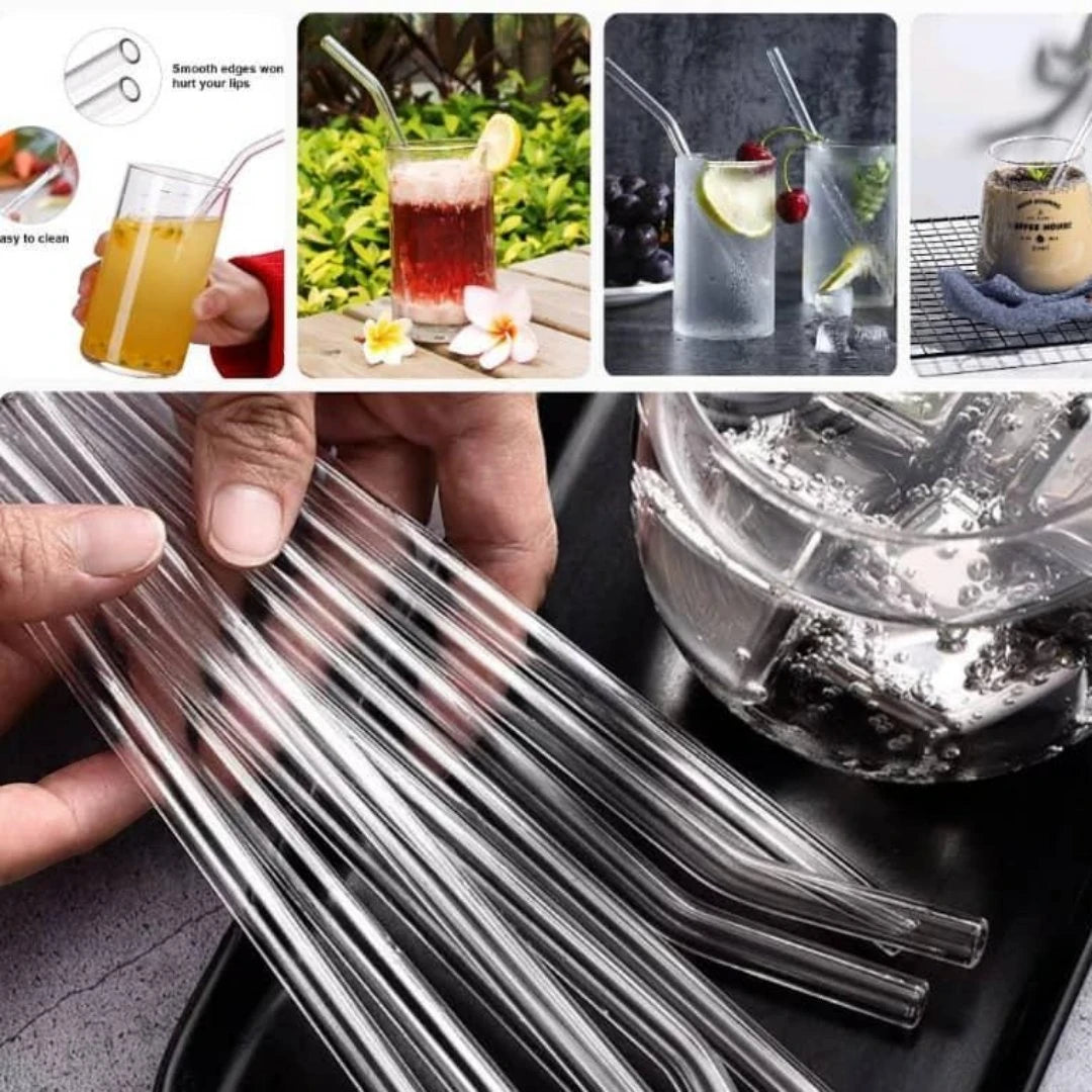 Glass Pyrex Drinking Straw