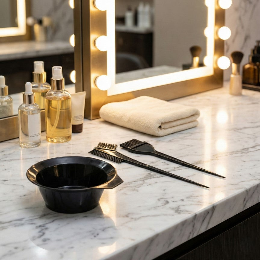 Hair Dye Brush Set - 3 Pcs