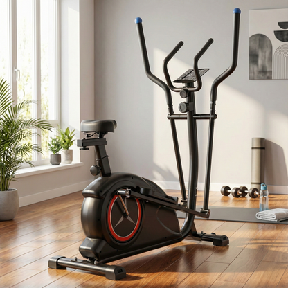 Elliptical Exercise Bike with Adjustable Seat