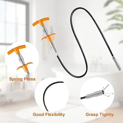 Drain Snake Hair Clog Remover Tool