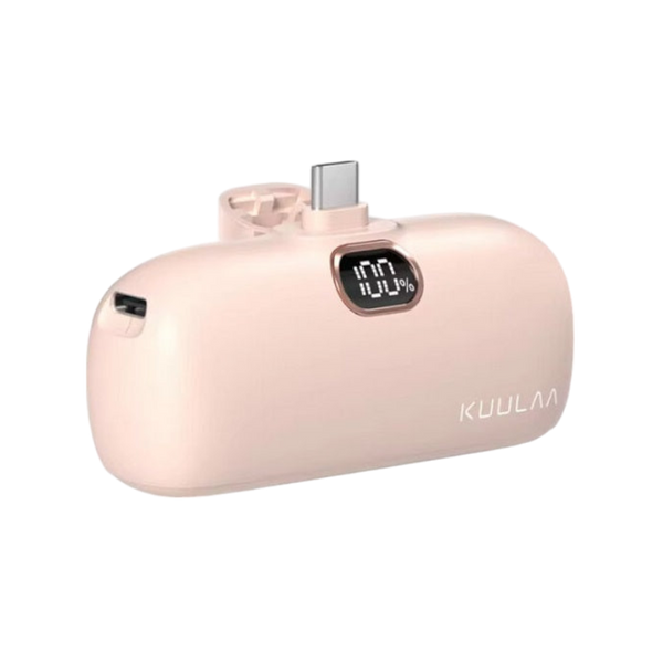 Kuulaa 4500mAh Mini Powerbank für iPhone, Upgraded 12W PD Schnellladung Powerbank Klein Ultra Kompakt Externer Akku Pack Kompatibel mit iPhone 14/14 Pro Max/13 Pro/13/12/11/XS/XR/8/7/6