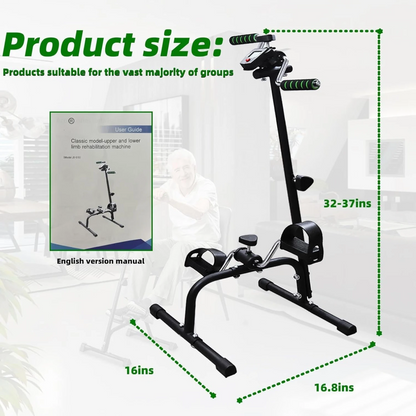 Pedal Exercise Bike for Elderly with LCD Display