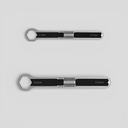 Multifunctional Adjustable Double-End Wrench – Small & Large