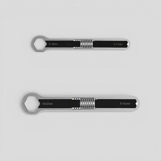Multifunctional Adjustable Double-End Wrench – Small & Large