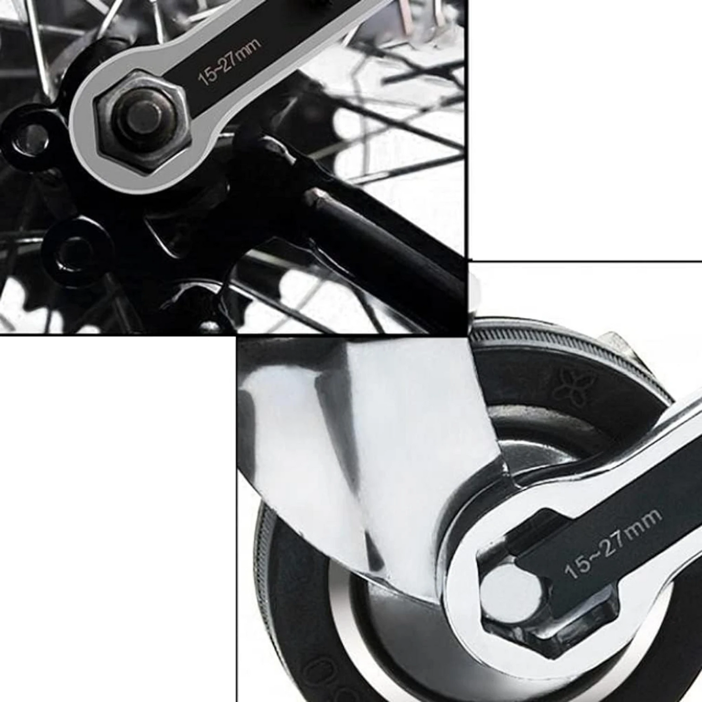 Multifunctional Adjustable Double-End Wrench – Small & Large