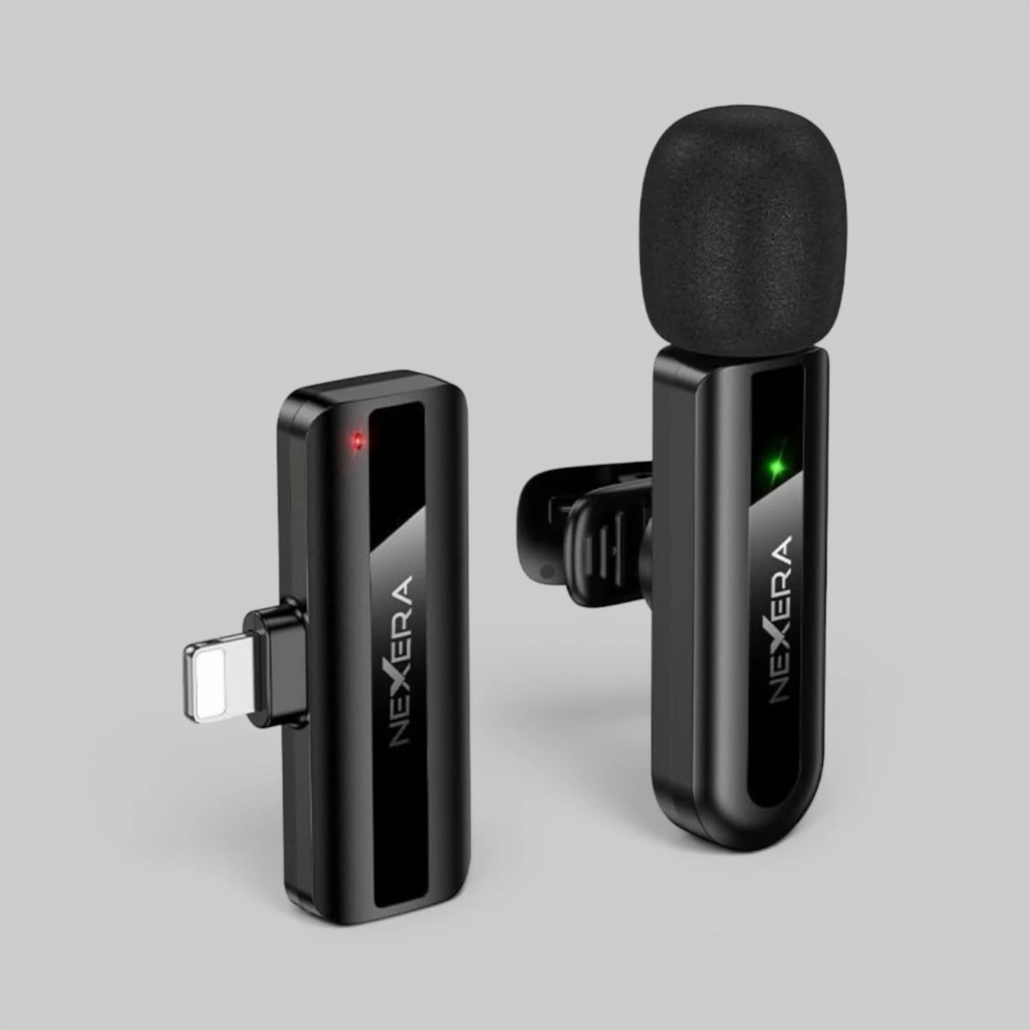 Nexera NX-MIC02 Dual-Mic Wireless Mini Digital Microphone