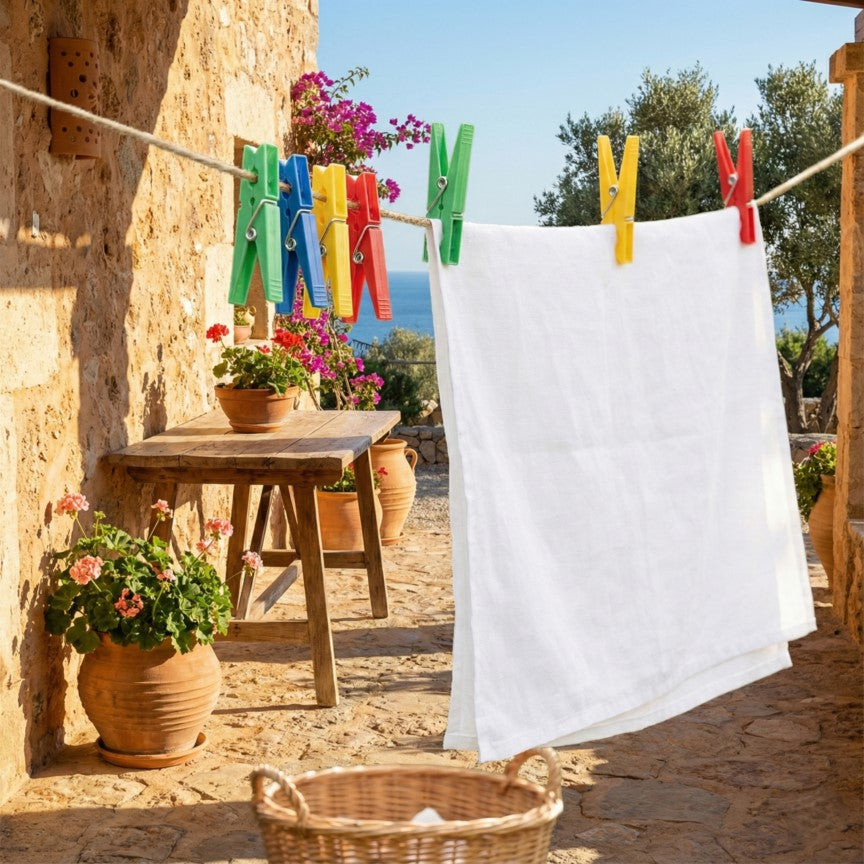 Plastic Clothespins - 24 Pcs