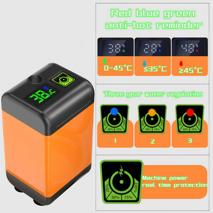 Portable Camping Shower with Pump – 4800mAh Rechargeable