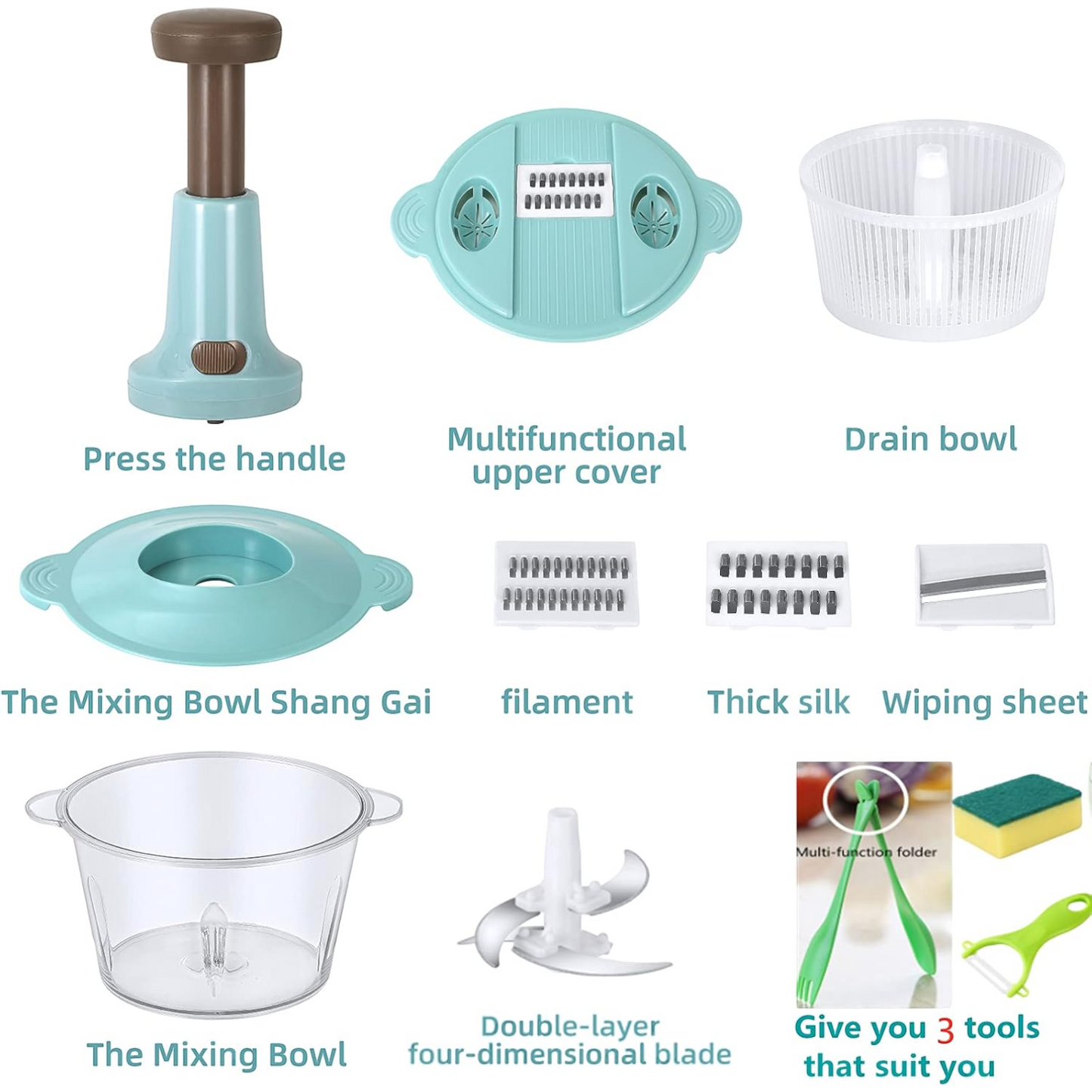 Press Cooking Machine Food Chopper - 1.5L