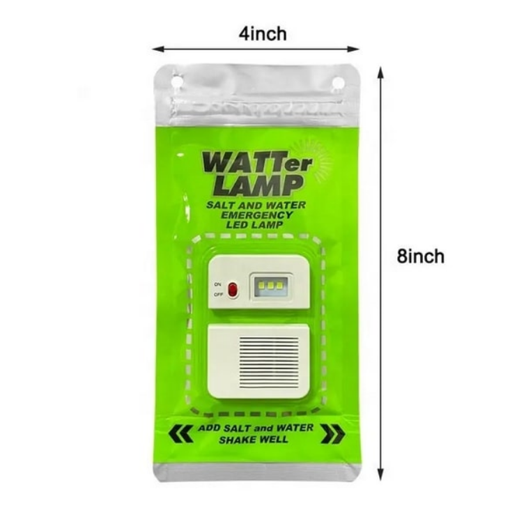 Salt And Water Emergency LED Lamp