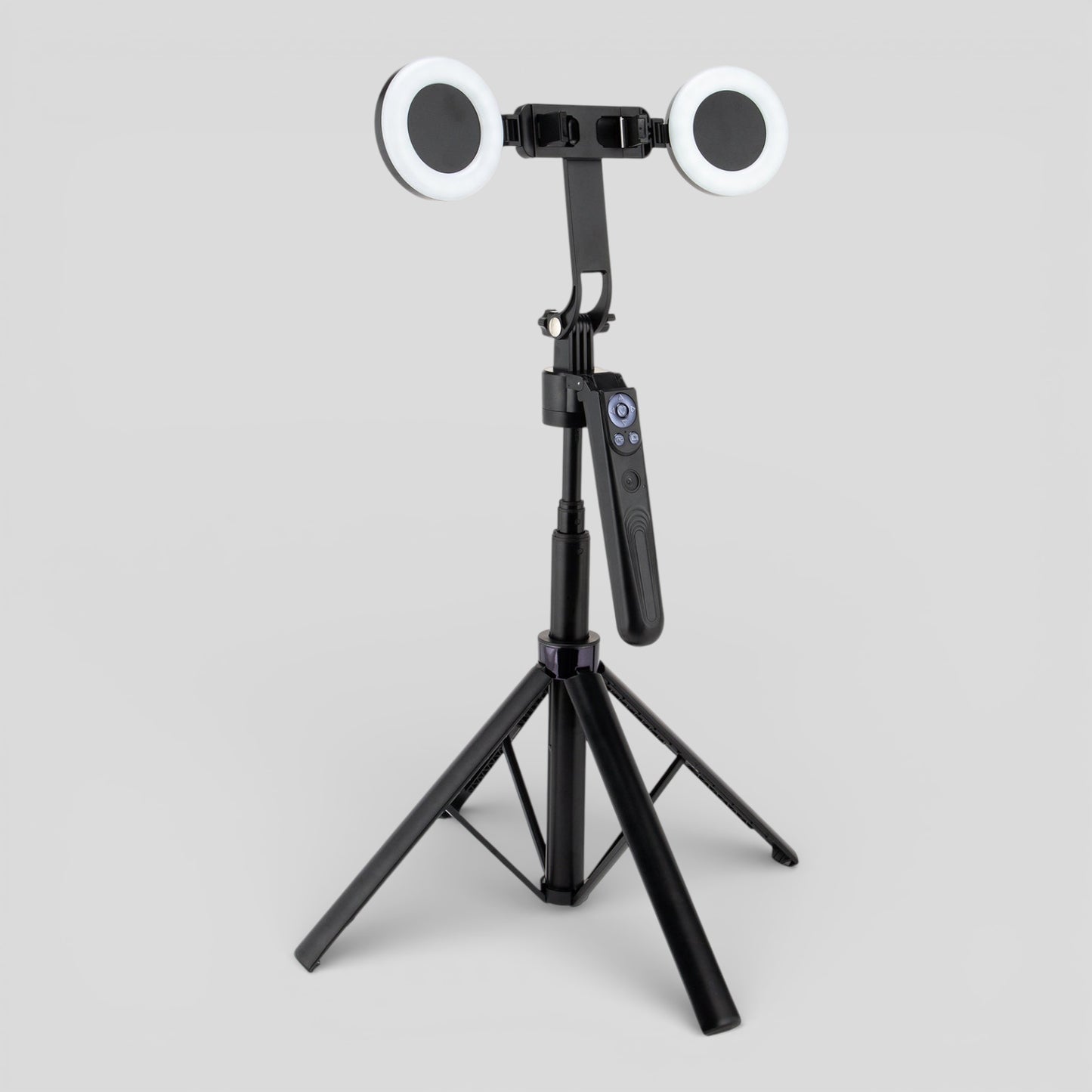 Selfie Tripod R29 With Dual Ring Lights -180cm
