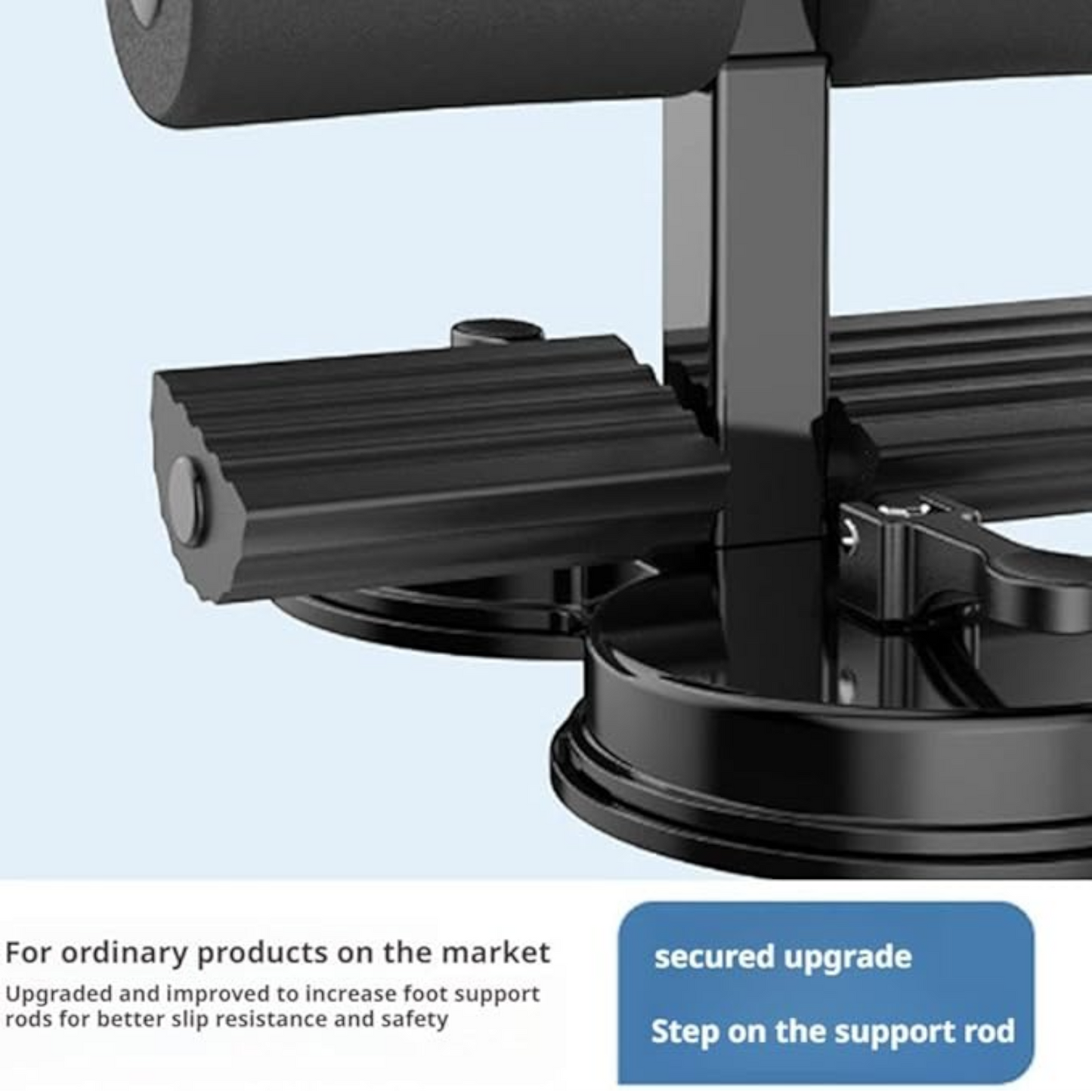 Sit-Up Assistant Suction Fitness Device for Ab & Core Training