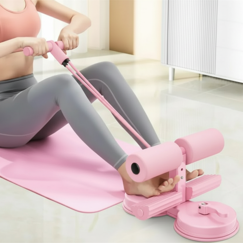 Sit-Up Assistant Suction Fitness Device for Ab & Core Training