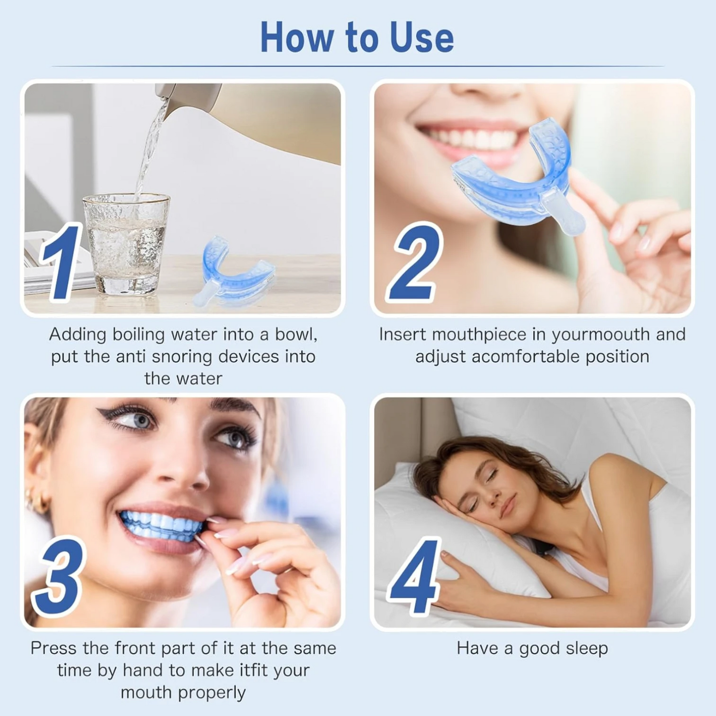 SuWeei Anti-Snore Mouth Guard – Adjustable