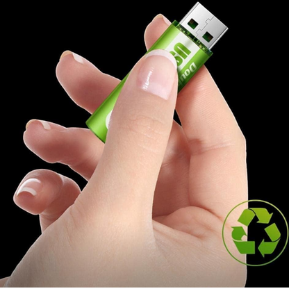 USB Rechargeable 1.5V AA Lithium Battery
