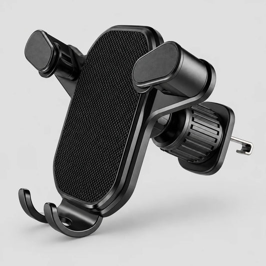 Universal Car Air Vent Phone Holder – 360° Metal Clip Mount