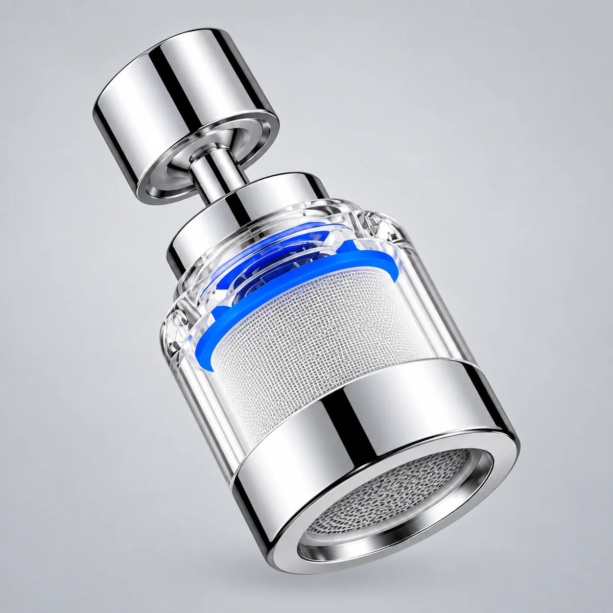 360° Swivel Faucet Water Filter Aerator – 316L Stainless Steel