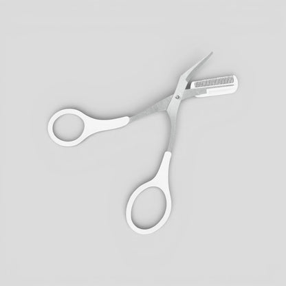 Eyebrow Trimmer Scissor With Comb
