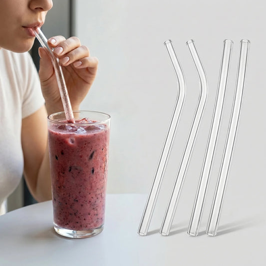 Glass Pyrex Drinking Straw
