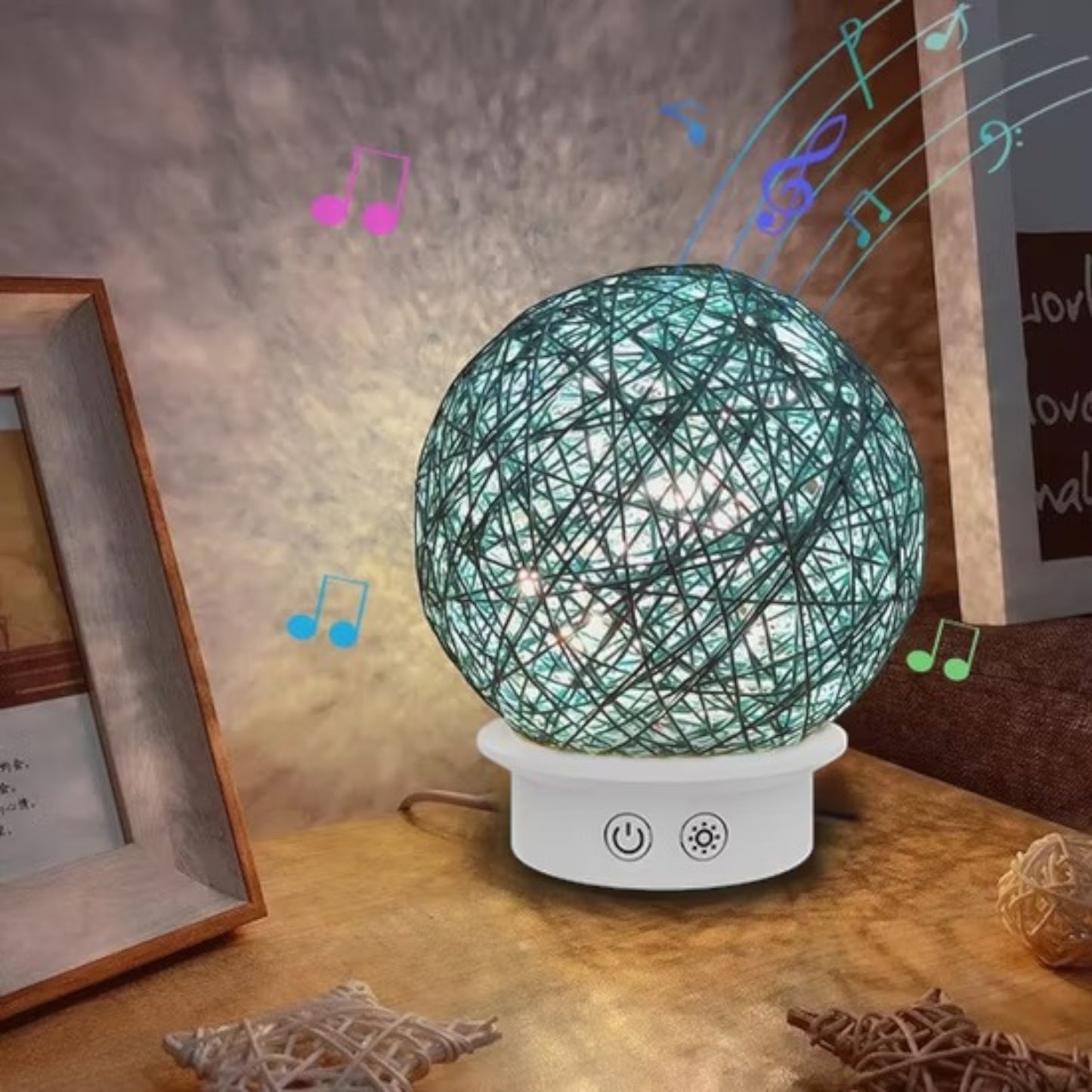 3D Night Light With Bluetooth Speaker