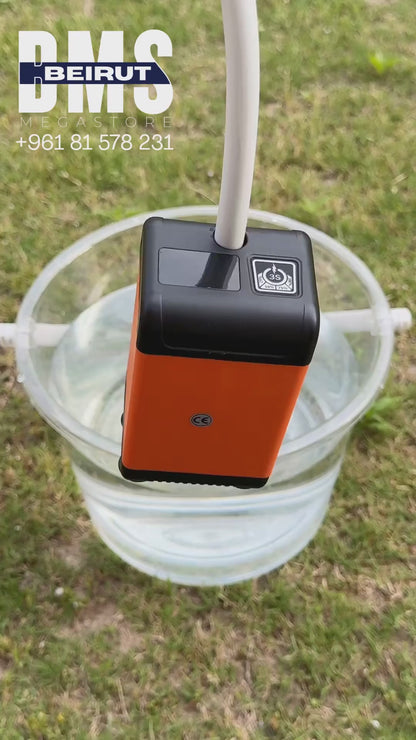 Portable Camping Shower with Pump – 4800mAh Rechargeable