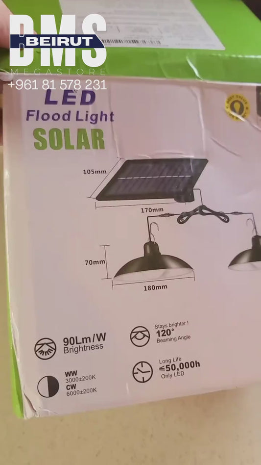 Double-Head Solar Lamp